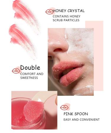 Peach Lip Scrub Exfoliator - Vegan & Cruelty-Free Lip Sugar Scrub by Samnyte - Buy Online on GoSupps.com