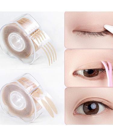 Invisible Double Eyelid Tape Stickers - 1200 Pcs/600 Pairs for Hooded and Droopy Eyes - Buy Online on GoSupps.com