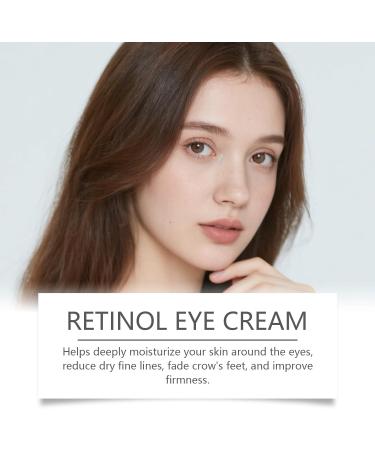  Nuvilo Retinol eye cream with hyaluronic acid under-eye care for dark circles puffiness and fine lines anti-aging wrinkle cream firming and moisturizing treatment for women & men (4 pcs) - Buy Online on GoSupps.com