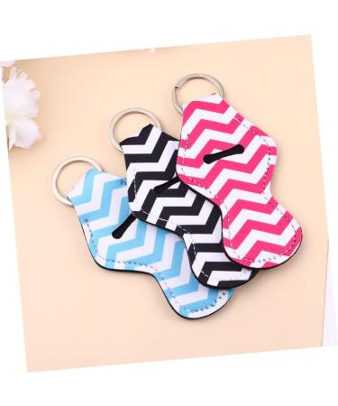  MERRYHAPY MERRYHAPY 5Pcs Wrist Key Ring Lip Gloss For Girls Clear Lip Gloss Neoprene Key Ring Lip Balm Keychain Key Rings For Women Handbag Hanging - Buy Online on GoSupps.com