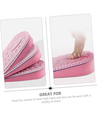 Buy NOLITOY 4 Pairs Invisible Heel Lift Insoles for Women - Breathable Heightening Shoe Pads for Comfort & Style - Buy Online on GoSupps.com