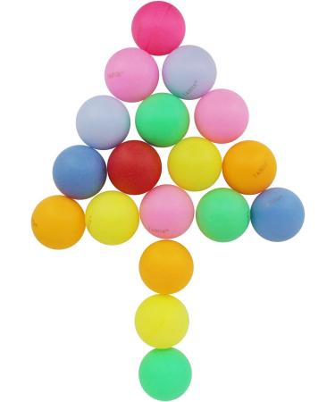 Assorted Color 50 Pack Beer Pong Balls - Washable Plastic Table Tennis Balls by TADICK - Buy Online on GoSupps.com