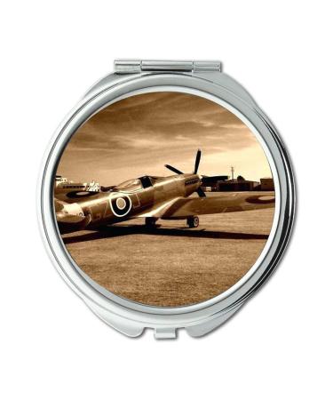 YENDOSTEEN vintage aircraft Mirror Travel Mirror fighterz switch pocket mirror portable mirror
