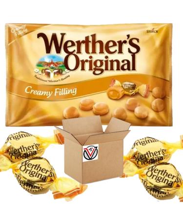 Wherther's Original Creamy Filling 1kg - A deliciously creamy filling inside a smooth butter candy shell