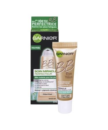 Garnier Skin BB Eye Miracle Skin Perfector Eye Roller Fair/Light 0.27oz - Buy Online on GoSupps.com