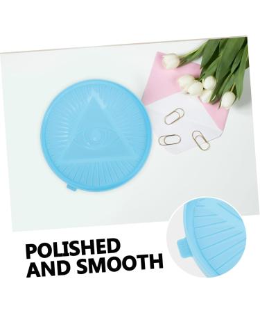 Lurrose Illuminati Mold Diy Crafts Silicone Mold Triangle Eyes Casting Molds Round Pattern Board - Buy Online on GoSupps.com