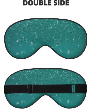 Water Splash Sleep Mask - Adjustable Double-Sided Eye Mask | Soft Covers for Restful Sleep & Eye Edema Reduction - Buy Online on GoSupps.com