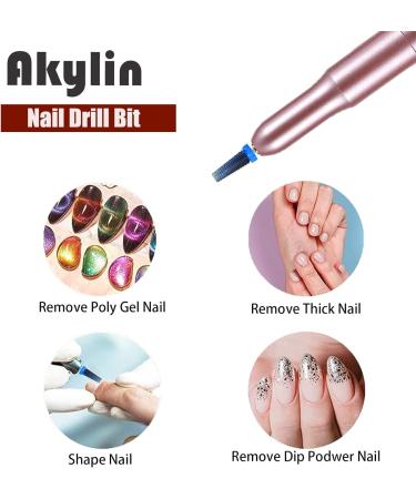 Akylin 5 in 1 Nail Drill Bits Carbide Tapered Bit 3/32" Shank - Manicure Nail Art Acrylic/Hard Gel Fast Remover Two Way Rotate(Medium) Medium-M Type-A - Buy Online on GoSupps.com