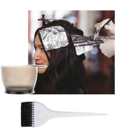 Professional Salon Hair Coloring Dyeing Kit Hair Dye Color Brush and Bowl Set Dye Brush Mixing Bowl for Hair Tint Dying Coloring Applicator Grey hair color brush Gray - Buy Online on GoSupps.com