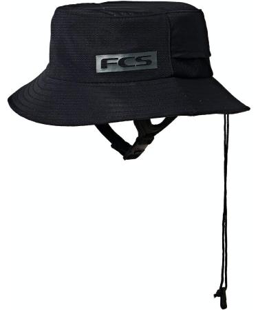 FCS Essential Surf Bucket Hat Black Large - Sun Protection for Surfers - Buy Online on GoSupps.com