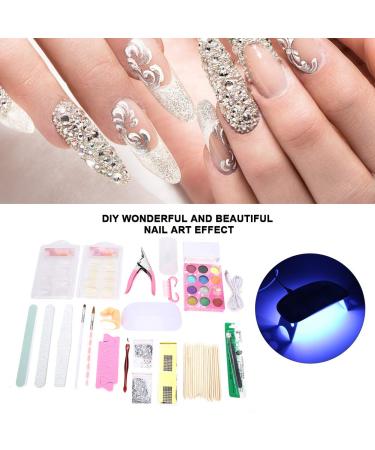 Complete Gel Nail Polish Kit - DIY Manicure Tools Accessories & UV LED Dryer for Perfect Nails - Buy Online on GoSupps.com
