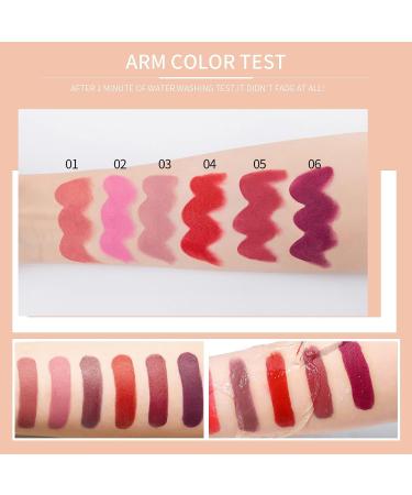 OKENTEN 6 Colors Matte Lipstick Set - Waterproof & Long-Lasting Nude Lipsticks - Moisturizing Makeup Gift Set - Labiales Matte Larga Duracion 26 02 - Buy Online on GoSupps.com
