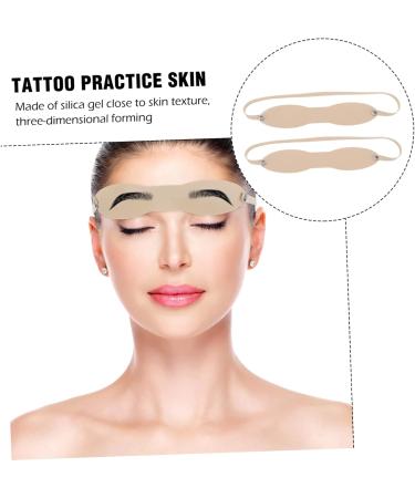 Beavorty Eyebrow Practising Skin 10pcs eyebrow practice skin tattoo practice skin fake skin eyebrow headband eyebrow pencil blank Micro- Blading Practice Skin 22X3X0.2CM Skin Color - Buy Online on GoSupps.com