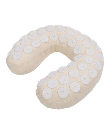Acupressure Neck Pillow - U-Shaped Cervical Massage Pillow | Soft Cotton Fabric for Car & Travel - Buy Online on GoSupps.com