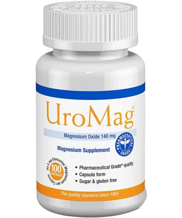 Uro-Mag Magnesium Oxide Dietary Mineral Supplement - 100 Count - Buy Online on GoSupps.com