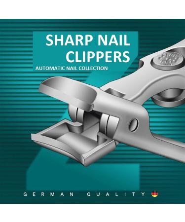 Nail Clippers Stainless Steel Wide Jaw Opening Manicure Fingernail Cutter Thick Hard Ingrown Toenail Scissors Tools (Color : Silvery Gift Set) - Buy Online on GoSupps.com