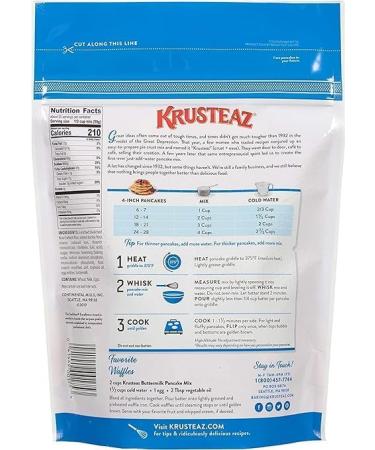 KRUSTEAZ Buttermilk Pancake Waffle Mix 4.53KG Just Add Water Non-GMO - Buy Online on GoSupps.com