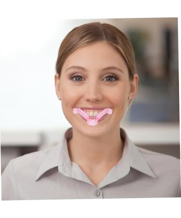 HONMEET Lip Muscle Trainer Tightener Device Jaw Slimming Exerciser Muscle Exerciser Tightening Face Facial Face Lifting Lip Exerciser Lip Plumper Tool Smile Exerciser - 9.30X7.70X1.50CM Pink - Buy Online on GoSupps.com