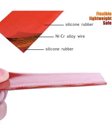 Buy 4pcs Silicone Rubber Heater 20W 12V - High Efficiency Flexible Heating Mat for Industrial Use - Buy Online on GoSupps.com