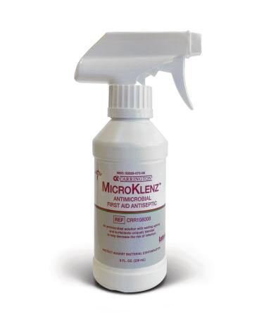 Medline MicroKlenz Antimicrobial First Aid Antiseptic 8-oz Spray Bottle (Pack of 6)