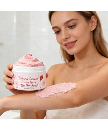  Generisch Body scrub moisturizing shower products for soft skin gentle exfoliating bath cream for dry oily sensitive skin women's legs back arms shower bath travel daily - Buy Online on GoSupps.com