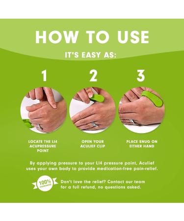Aculief - Natural Headache Migraine Tension Relief Wearable - 3 Pack (Green Teal Black) | Acupressure Relaxation for Stress Alleviation - Buy Online on GoSupps.com