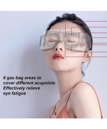 Eye Massager with 6 Airbags - Relieve Migraines Relax Reduce Dark Circles & Eye Pollution - Buy Online on GoSupps.com