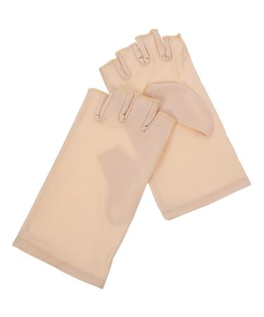 minkissy 2 Pairs Nail Gloves Nail Light Half Finger Gloves Light Protection Glove Manicures Protection Gloves Nail Gel Uv Protection Manicure Gloves Spandex Protector Fingerless Miss - Buy Online on GoSupps.com
