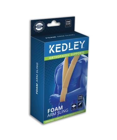 KEDLEY Medical Soft Foam Arm Sling - Adjustable Design for Shoulder Injury Support - Universal Size - Reduces Pain & Discomfort - Buy Online on GoSupps.com