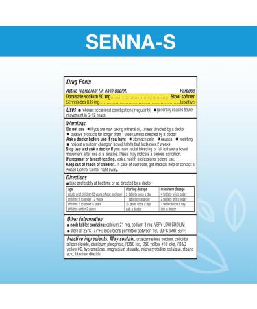 Puregen Labs Senna-S Natural Vegetable Laxative & Stool Softener 250 Tablets | Gentle Overnight Relief for Occasional Constipation - Buy Online on GoSupps.com