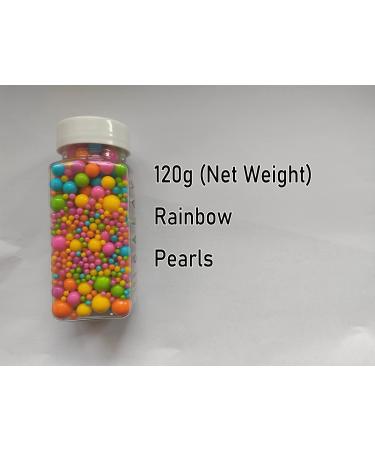 Buy Edible Rainbow Pearl Sugar Sprinkles | Cake & Cupcake Toppers | Cookie Decorations | Sweet Personalities Dessert Strussel - Buy Online on GoSupps.com