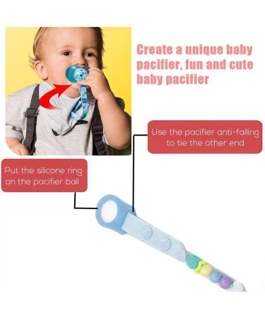 20 Pieces Soft Silicone Pacifier Clip Adapter for MAM Rings | Transparent Baby Pacifier Holder - Buy Online on GoSupps.com