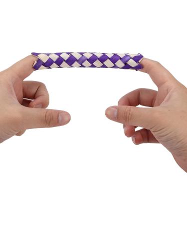 Zerodis 24Pcs Finger Traps - Eco-Friendly Bamboo Chew Toys for Kids & Birds | DIY Party Fun - Buy Online on GoSupps.com