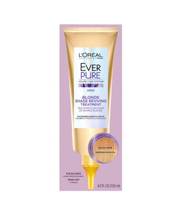 L'Oreal EverPure Blonde Shade Reviving Treatment Sulfate Free - with Iris -  4.2 Fl. Oz