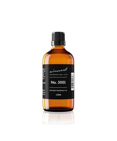 AirScent Baccarat Rouge Inspired Diffuser Oil - Perfume Dupe - Premium Fragrance Oil No. 5001 for Ultrasonic and Waterless Diffusers and Crafting - 120 mL 4 fl oz Glass Dropper Bottle Baccarat Rouge 4 Fl Oz (Pack of 1)