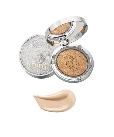 Radiant Wear Cushion BB Cream Lightweight Natural Coverage Without Ashiness Creates Hydrated Dewy Skin Waterproof Sweat-Proof Long-Lasting Wear(01# Natural)