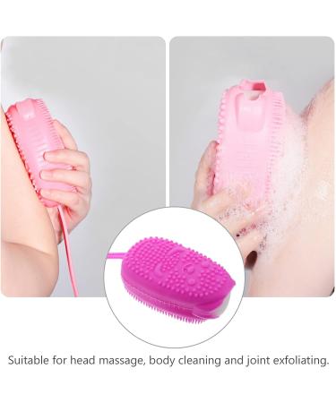 EXCEART Silicone Bath Body Brush - Exfoliating & Cleansing Scrubber for Women and Girls - Buy Online on GoSupps.com