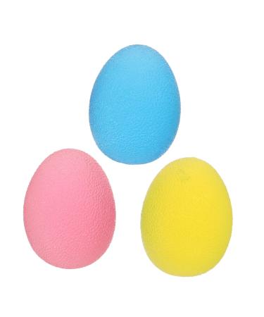 Frcolor 3 piece of handle ball egg -shaped ball massage ball hand massage roller roller roller ball yogaball fitnessball muscle roller hand massage device fitness roller