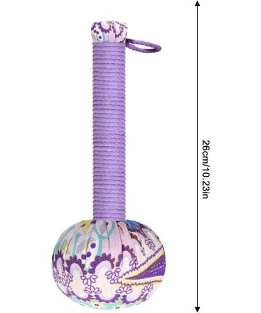 Massage Hammer - Long Purple Massage Tool for Full Body & Legs | Wormwood Therapy | 26cm - Buy Online on GoSupps.com