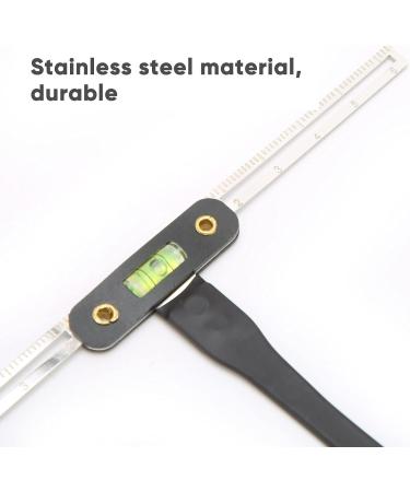 Permanent Eyebrow Makeup Template Stainless Steel Material Eyebrow Balance Caliper Stencils Convenient for Travel for Home for Studio for Life( (Level meter dragonfly ruler)) - Buy Online on GoSupps.com