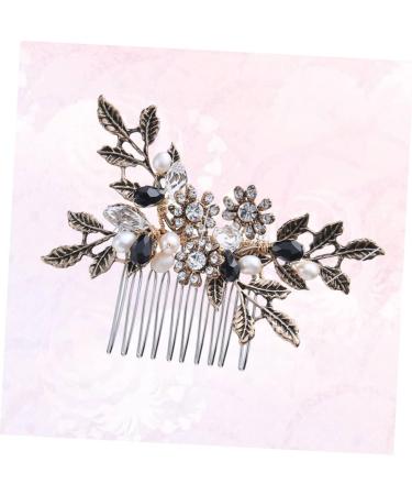 Housoutil 1pc Metal Hair Comb Hair Comb Hair Comb Retro Hair Comb Pearl Hair Comb Alloy Comb Pearl Comb Bridal Hair Comb Pearl Headpiece Tiara S870 Hand Made Wedding Accessories - Buy Online on GoSupps.com