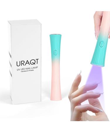 Uraqt Mini UV Lamp for Gel Nails Rechargeable LED Nail Dryer for Quick Drying & Nail Polish Build-Up - Buy Online on GoSupps.com