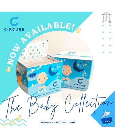 Circure Circumcision Bandage Lubricated with White Petroleum Jelly for Newborns | Baby Boy Wound Care and Diaper Rash Relief - Buy Online on GoSupps.com