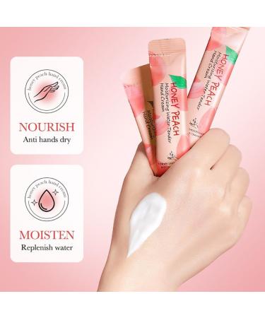 20 Cr me Hydratantes pour les mains Lotion pour les mains Fruit es pour les mains S ches et Crevass es Mini Cr me pour les mains Portable Format de Voyage pour tous les types de peau (P che) - Buy Online on GoSupps.com
