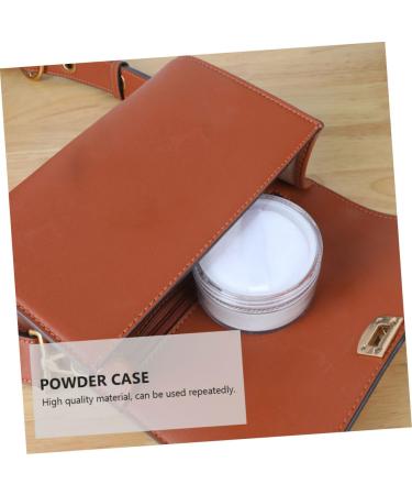 Didiseaon 6 Pcs Portable Cosmetic Bottle Powder Box Loose Make up Jar Clear Powder Case Travel Pack Bottled - Buy Online on GoSupps.com