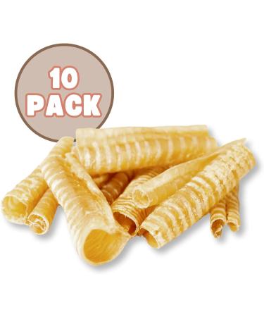 Purely Paws All-Natural Beef Trachea - Safe Digestible Dog Chews - Single Ingredient Trachea Chew - Rawhide Free - (6 Inch - 10 Pack) 6" (10 Pack) - Buy Online on GoSupps.com