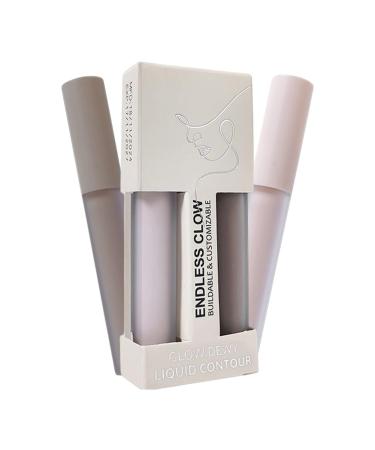 G n rique Makeup Highlighter Stick 2x Long-Lasting Face Contouring Pencil Blendable Eyeshadow Highlighter Cosmetic Eye Brightener For Women & Girls Glowing Finish