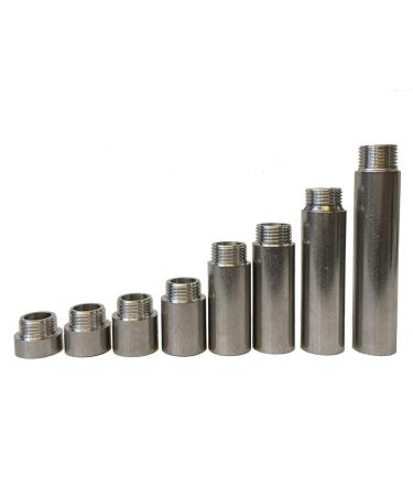 Soytich stainless steel thread tap extension 1/2 inch length 1 to 10cm (tap extension) (1.5cm)