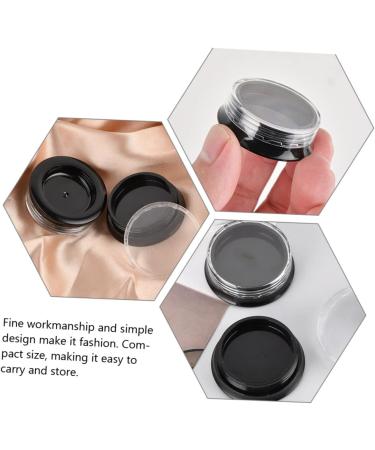 Didiseaon 80 Pcs Eye Shadow Box Nail Accessories Refillable Cosmetic Containers Compartment Boxes Flat Bottle Blackx4pcs 3.9x3.9cmx4pcs - Buy Online on GoSupps.com