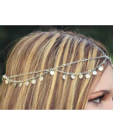 Missgrace Metal Chain Headband with Tassel Pearl Detail | Hair Accessory - Buy Online on GoSupps.com